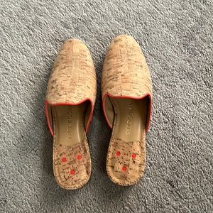 Brand new, never work Jack Rogers cork mules